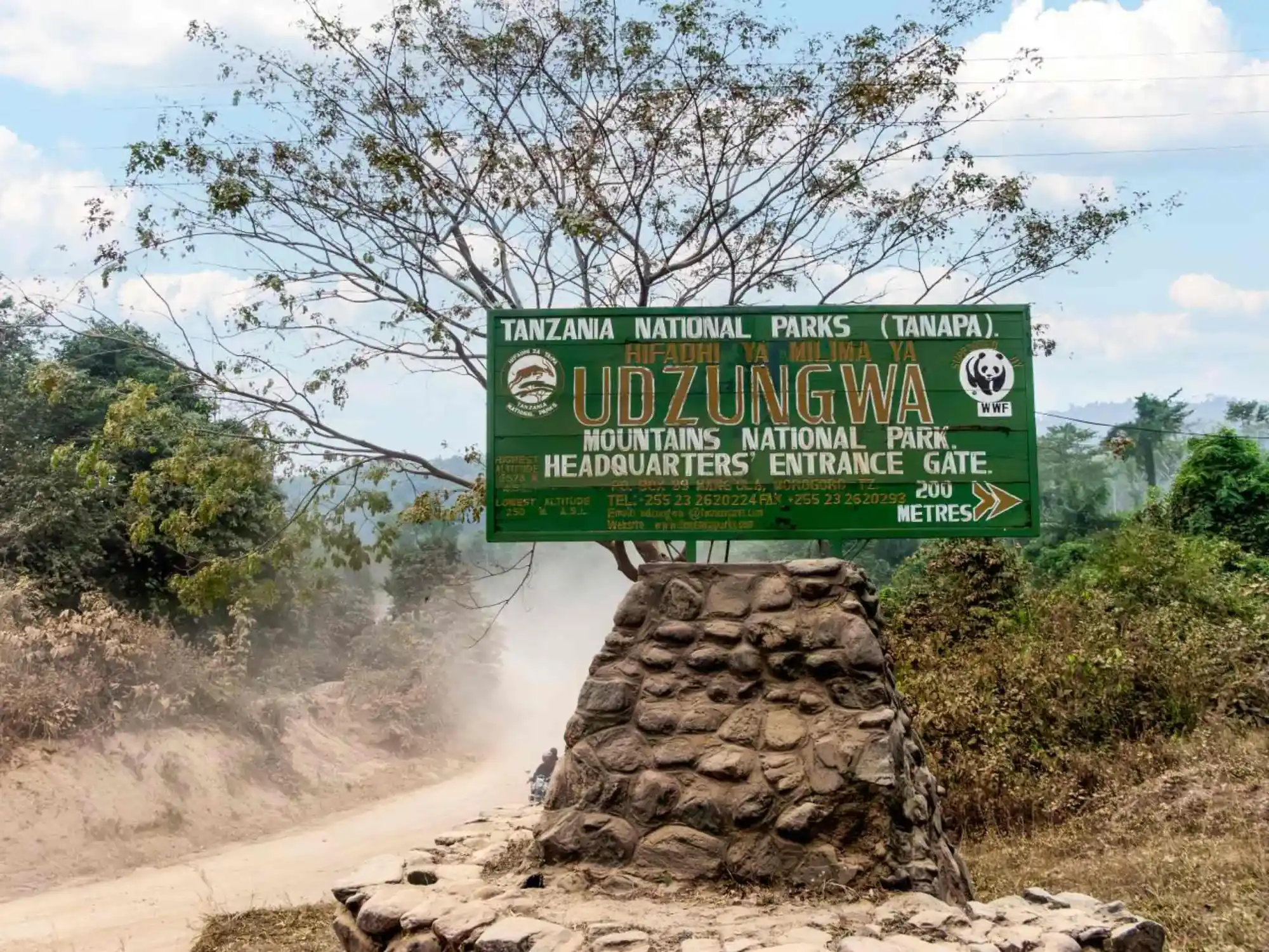 Dar es Salaam to Udzungwa transfer